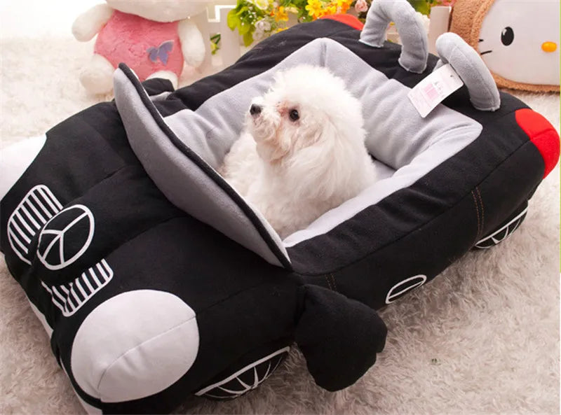 Cool Puppy Cat Dog Bed House Luxury Car Pet Beds for Small Dogs Chihuahua Gotas Blankets Mascotas Home Suministros Para Perros