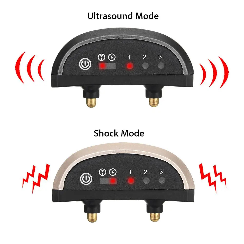 Waterproof Auto Anti Humane Bark Training Collar Control Stop Dog Barking Adjustable Electric Rechargeable ShockSafe Carefully