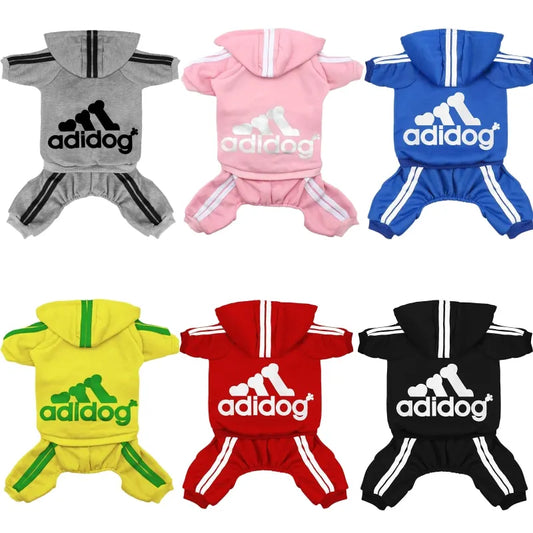 Tracksuit for Dogs Spring Autumn Dog Clothes Sport Sweatshirt Jumpsuit for Small Dogs French Bulldog Yorkie Chihuahua Hoodies