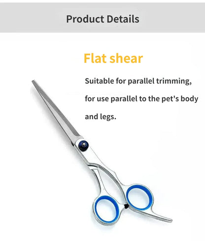 2pcs Dog Hair Clipping Tools  Professional Hairdressing Products for Human & Dog Hair Scissors Grooming Shears Dog Hair Scissors