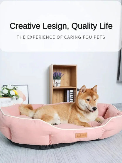 Dog Sofa Big Bed Pets Dogs Accessories Small Breeds Accessory Bedding Pet Supplies Cushions Mat Bad Blanket Cushion Fluffy Puppy