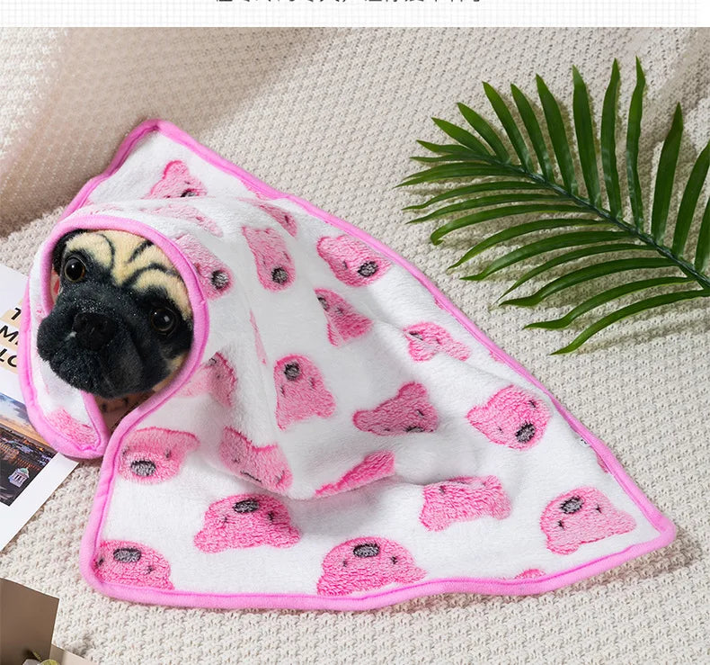 Dog Bed Mat Blanket Soft Cozy Pet Cushion For Small Large Dogs Spring Autumn Warm Travel Mats French Bulldog Chihuahua Supplies