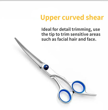 2pcs Dog Hair Clipping Tools  Professional Hairdressing Products for Human & Dog Hair Scissors Grooming Shears Dog Hair Scissors