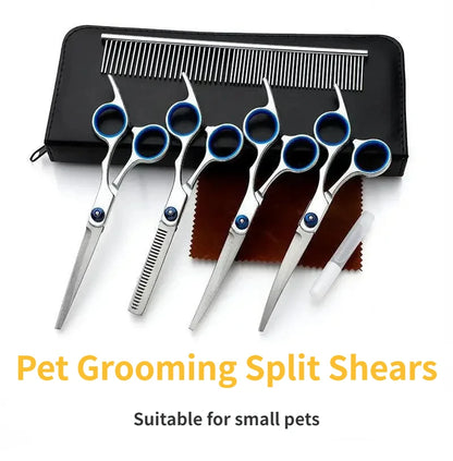 2pcs Dog Hair Clipping Tools  Professional Hairdressing Products for Human & Dog Hair Scissors Grooming Shears Dog Hair Scissors