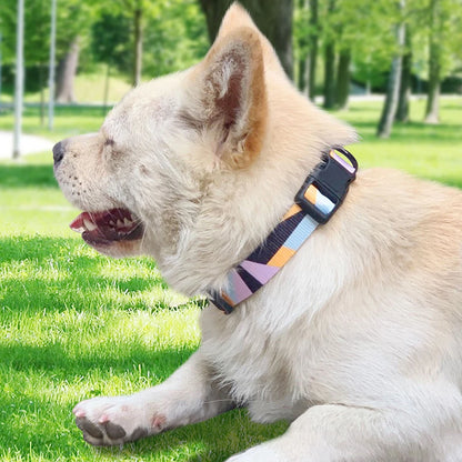 Breakaway Nylon Dog Collars Adjustable Printed Pet Dog Accessories Collar Puppy Cat Collar For Small Medium Dogs Cats Chihuahua