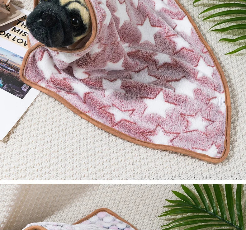 Dog Bed Mat Blanket Soft Cozy Pet Cushion For Small Large Dogs Spring Autumn Warm Travel Mats French Bulldog Chihuahua Supplies