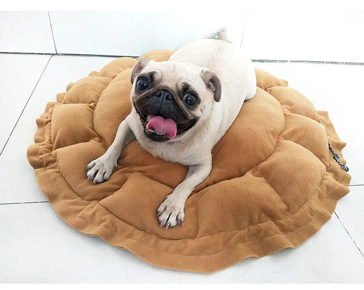 Dog Bed Small Medium Dogs Cushion Soft Cotton Winter Basket Warm Sofa House Cat Bed for Dog Accessories Pet Supplies