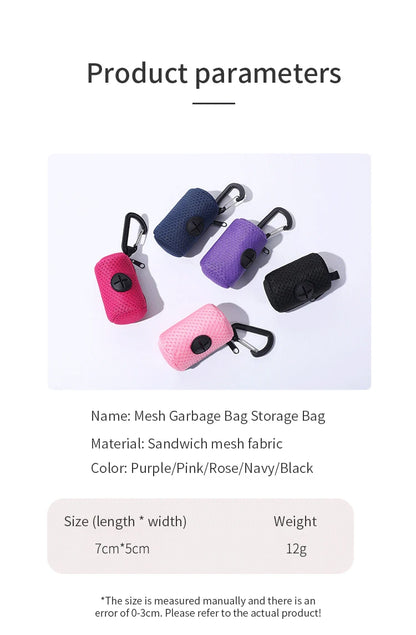 Dog Poop Bag Dispenser Hangingable Dog Poop Bag Holder Poo Bags Dispenser for Dogs Walking Garbage Bags Dispensers Pet Supplies