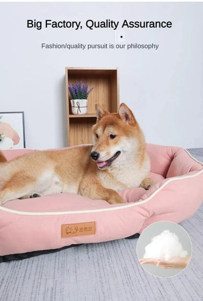 Dog Sofa Big Bed Pets Dogs Accessories Small Breeds Accessory Bedding Pet Supplies Cushions Mat Bad Blanket Cushion Fluffy Puppy