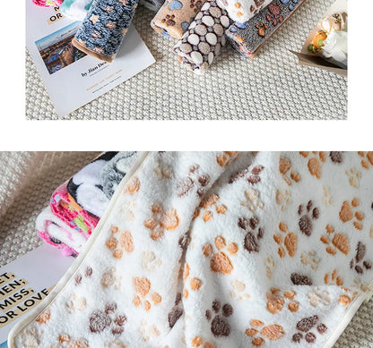 Dog Bed Mat Blanket Soft Cozy Pet Cushion For Small Large Dogs Spring Autumn Warm Travel Mats French Bulldog Chihuahua Supplies